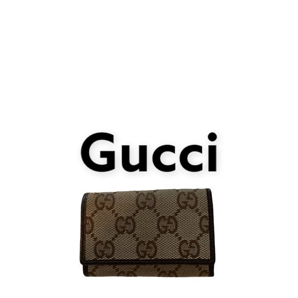 Gucci Classic Monogram Key Case Authentic - Picture 1 of 15